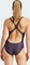 adidas 3 Bar Logo Badeanzug aurora black/preloved fig (Damen) Vorschaubild
