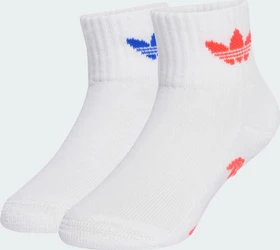 adidas Anti-Slip Socken white/lucid blue/lucid red, 2 Paare (Junior)
