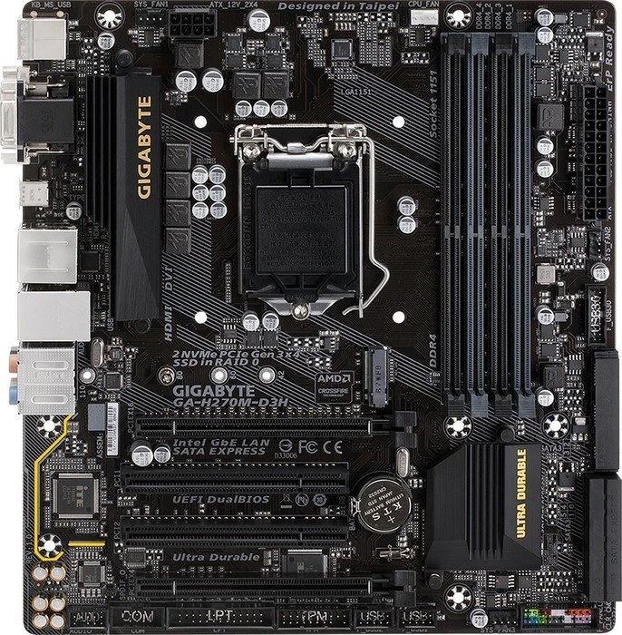 GIGABYTE GA-H270M-D3H (Intel 1151)