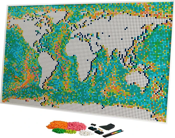 LEGO Art - Weltkarte