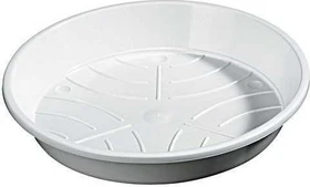 Geli Kunststoff-Blumentopfuntersetzer rund 18cm weiß