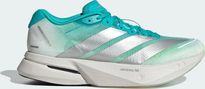 adidas Adizero Boston 13 hi-res aqua/matte silver/grey one (Damen)