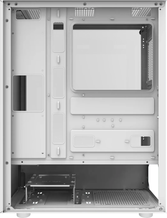 DarkFlash DK100 White, Glasfenster