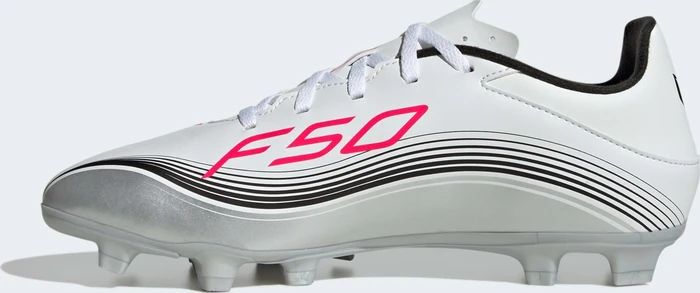 adidas F50 Messi Club FG/MG cloud white/lucid red/silver metallic (Herren)