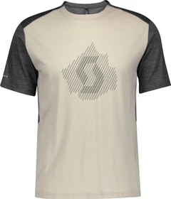 Scott Defined Merino Trikot kurzarm dark grey/dust beige (Herren)