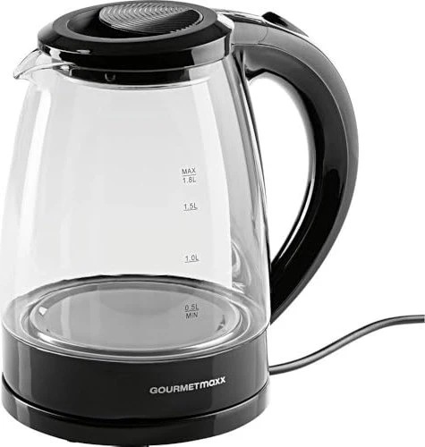 Gourmetmaxx LED Glas-Wasserkocher