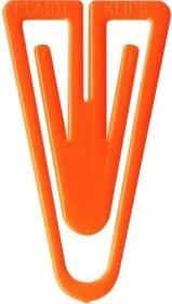Laurel Plastiklips Büroklammern orange, 500 Stück