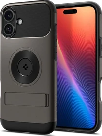 Spigen Slim Armor (MagFit) für Apple iPhone 16 Gunmetal