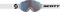Scott Shield mineral white-black/enhancer blue chrome Vorschaubild