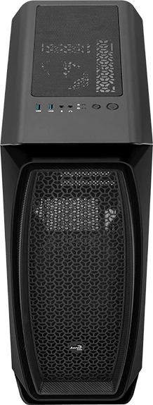 AeroCool Aero One, schwarz, Glasfenster