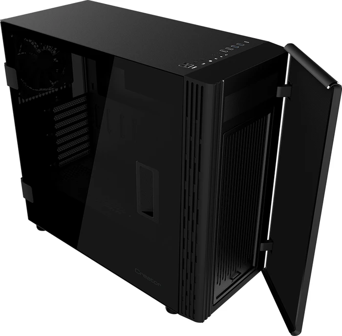 MSI Creator 400M, Glasfenster, schallgedämmt