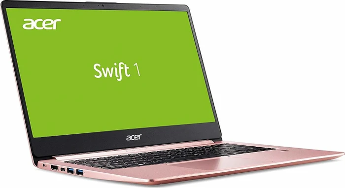 Acer Swift 1 SF114-32-P93Y, Sakura Pink, Pentium Silver N5030, 4GB RAM, 128GB SSD, DE