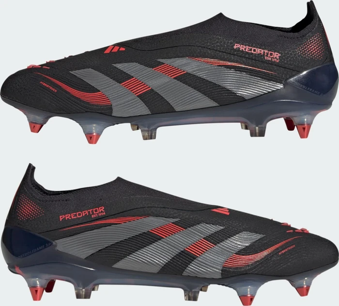 adidas Predator Elite Laceless SG core black/grey four/lucid red