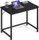 Songmics Vasagle Schreibtisch 80x50cm ebenholzschwarz/tintenschwarz (LWD038B56)