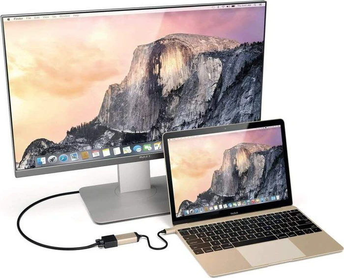 Satechi USB-C auf VGA Adapter, gold
