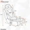 X Rocker Shadow 2.0 Audio Floor Rocker Gaming-Bodensessel für Kinder/Jugendliche, schwarz/grün Vorschaubild