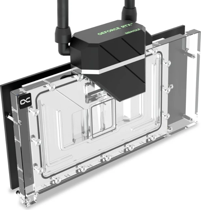 Alphacool Eiswolf 2 AiO 360mm RTX 4080 Suprim mit Backplate