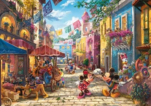 Schmidt Spiele Thomas Kinkade Disney Mickey & Minnie in Mexico