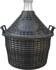 Vina Glasballon im Schutzkorb