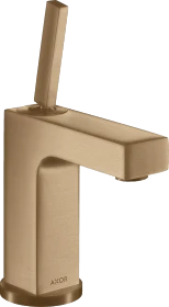 Hansgrohe Axor Citterio 110 Waschbeckenarmatur mit Ablauffernbedienung brushed bronze