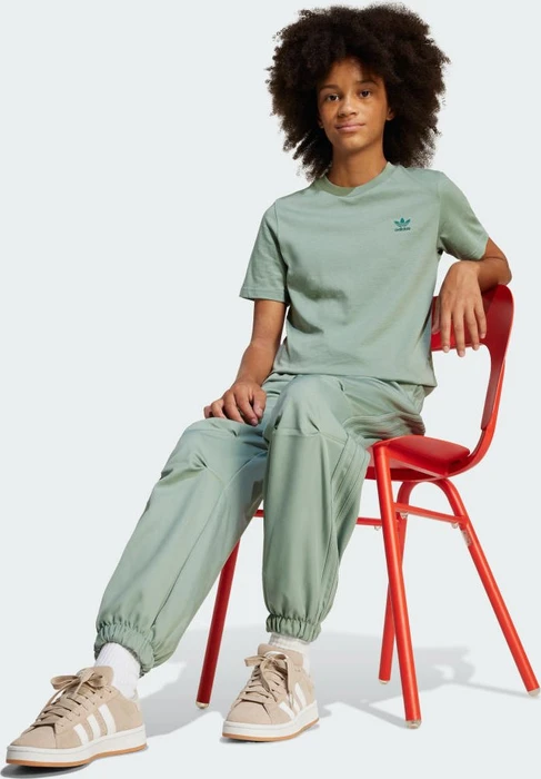 adidas Kids T-Shirt kurzarm silver green (Junior)