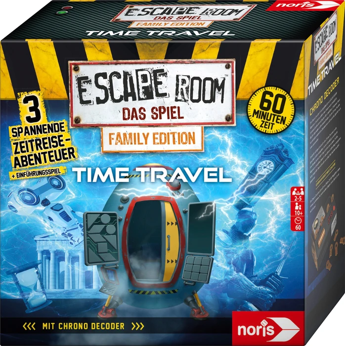 Noris Spiele Escape Room - Time Travel - Family Edition
