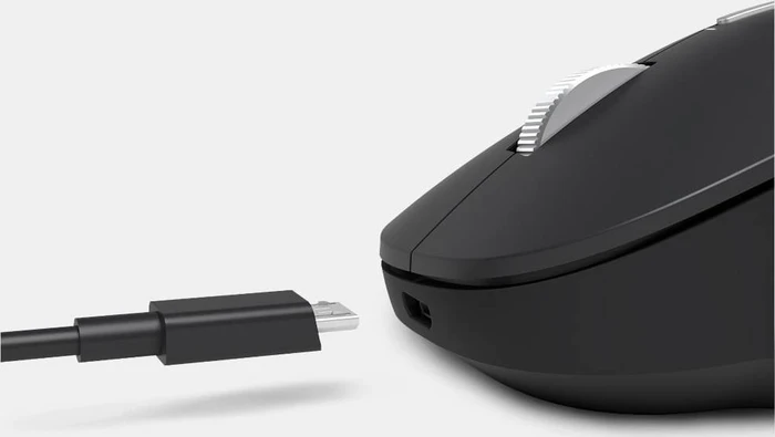 Microsoft Precision Mouse, schwarz, USB/Bluetooth