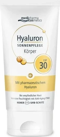 Dr. Theiss medipharma cosmetics Hyaluron Sonnenpflege Körpercreme LSF30, 150ml