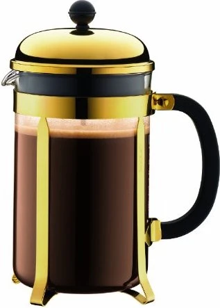 Bodum Chambord Kaffeebereiter 1.5l gold