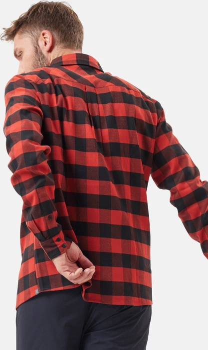 Odlo Halden Hemd langarm black/ketchup (Herren)