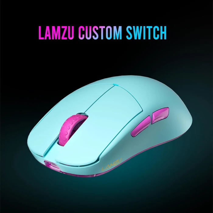 Lamzu Atlantis MINI PRO Wireless Gaming Mouse Miami Blue, USB