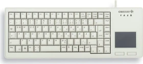 Cherry G84-5500 XS Touchpad Keyboard, grau, Cherry ML, USB, DE (G84-5500LUMDE-0)
