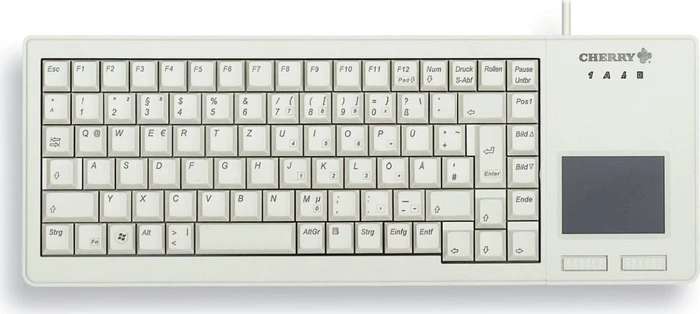 Cherry G84-5500 XS Touchpad Keyboard, grau, Cherry ML, USB, DE