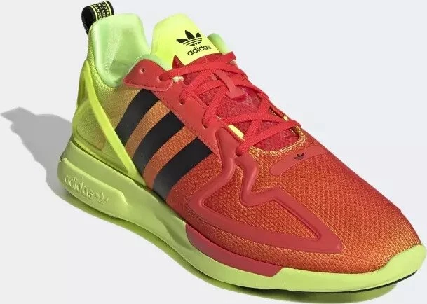 adidas ZX 2K Flux solar yellow/hi-res red/core black (Herren)