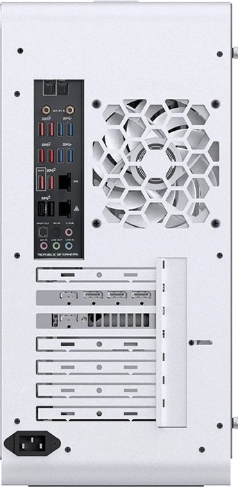 Jonsbo U4 Pro, weiß, Glasfenster