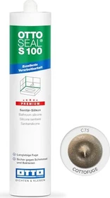 Otto-Chemie Ottoseal S 100 C45 Sanitär-Silikonkleber cottofuge, 300ml