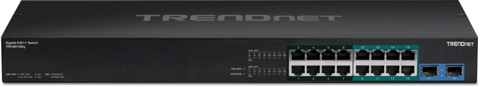 TRENDnet TPE Rackmount Gigabit Switch, 16x RJ-45, 2x SFP, 440W PoE++