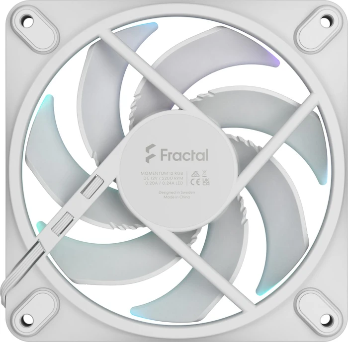 Fractal Design Momentum 12 RGB, weiß, 120mm