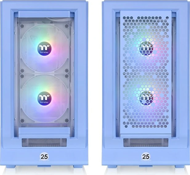 Thermaltake Ceres 350 MX Hydrangea Blue, blau, Glasfenster