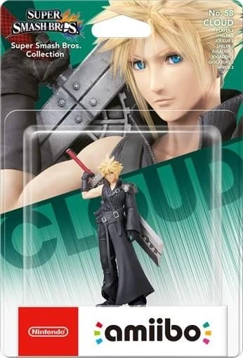 Nintendo amiibo Figur Super Smash Bros. Collection Cloud - Spieler 2 (Switch/WiiU/3DS)