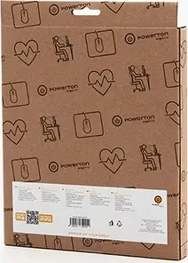 Powerton ERGO Pastel Edition Mauspad mit Handauflage, 250x210mm, violett
