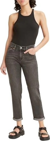 Levi's Mid Rise Boyfriend Jeans night is young (Damen)