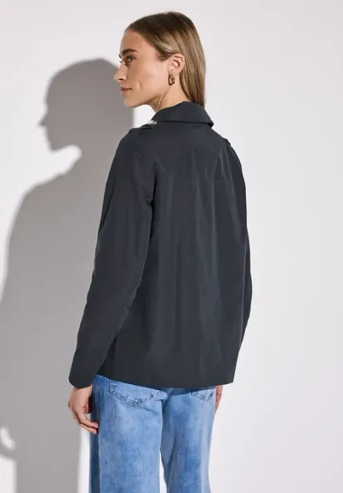 Street One Doppelreihiger Trenchcoat Jacke gravity blue (Damen)