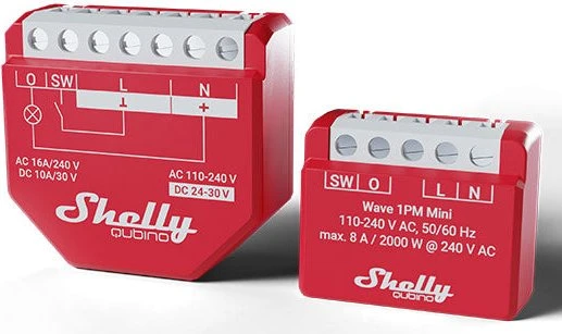 Shelly Qubino Wave 1PM Mini, 1-Kanal, Unterputz, Schaltaktor