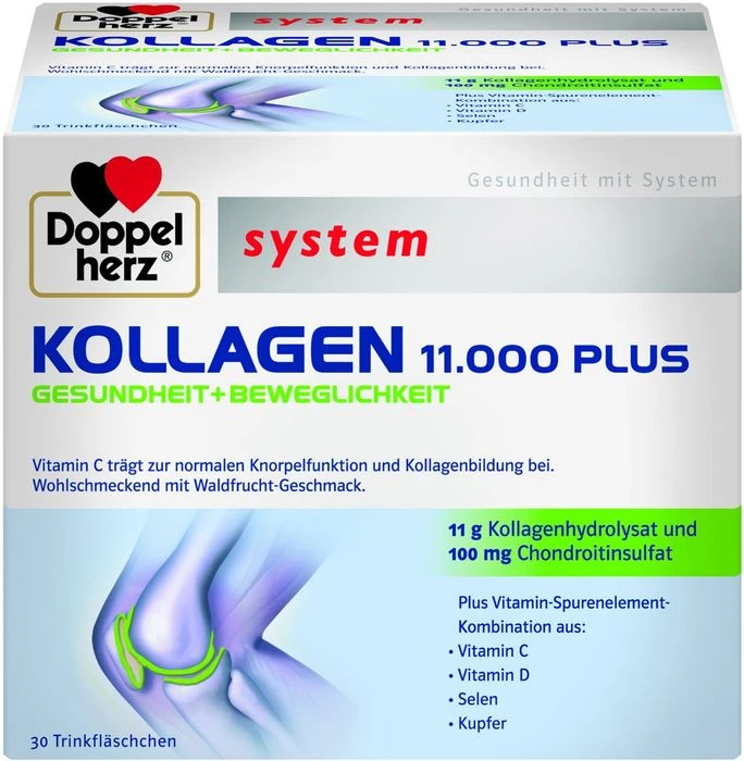 Doppelherz system Kollagen 11.000 Plus Ampullen, 30 Stück