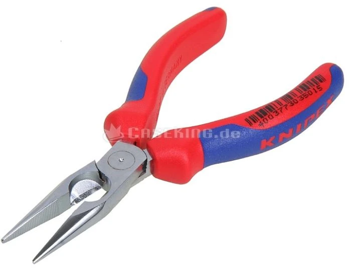 Knipex Flachrundzange mit Schneide, 14cm