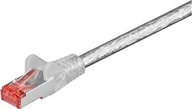 goobay Patchkabel, Cat6, S/FTP, RJ-45/RJ-45, 0.25m, farblos