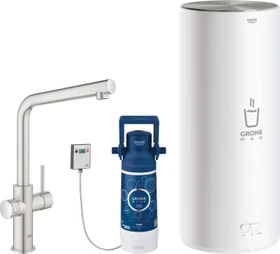 Grohe Red Duo L-Auslauf Set L supersteel