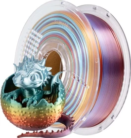 AzureFilm PLA Silk, Rainbow Wild Ember, Spule, 1.75mm