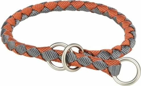 Trixie Cavo Zug-Stopp-Halsband, L-XL, Rost/Grafit